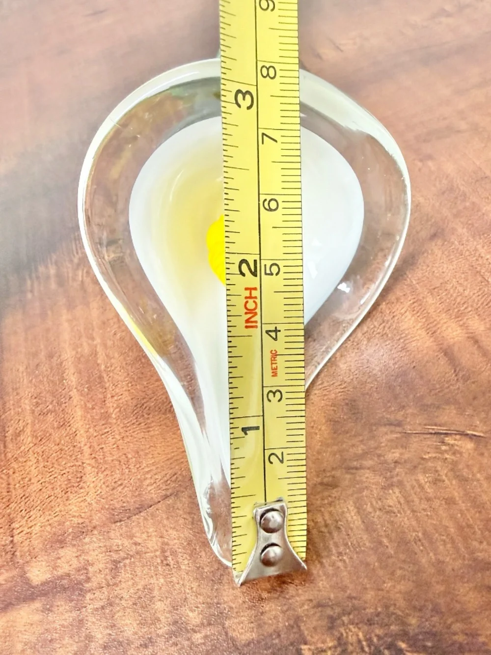 Hand Blown Glass Flowers Set of 4 Long Stem Floral Decor